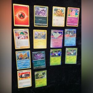 Pokemon Card Lot Of 14